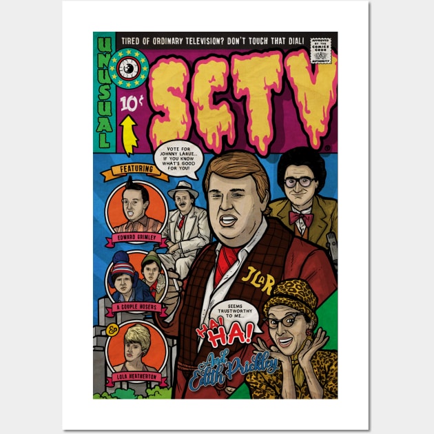 SCTV (Culture Creep) Wall Art by Baddest Shirt Co.